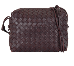 Mini Loop Camera Bag, Leather, Burgundy, MII, DB 2*